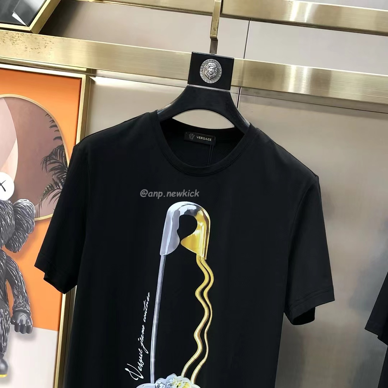 Versace Pattern Medusa Logo Printed Cotton T Shirt (5) - www.newkick.vip